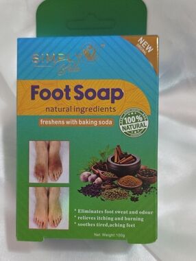 Simply Belle 100% Natural Foot Soap  Cleanser